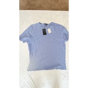 ROBERT BARAKETT Mens Crown Blue Short Sleeve Crew Neck T Shirt XXL Kentville NEW